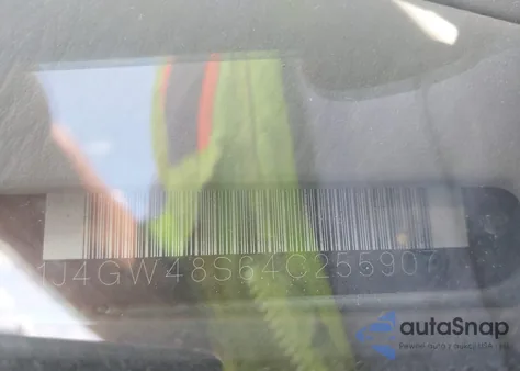 2004 Jeep Grand Cherokee Laredo из США, поврежденный, VIN 1J4GW48S64C255907